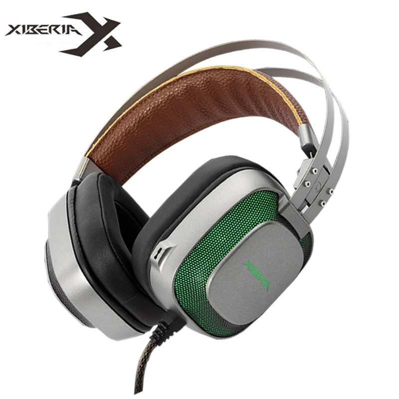 XIBERIA K10 накладная игровая usb гарнитура компьютерные Стерео тяжелый бас Игровые