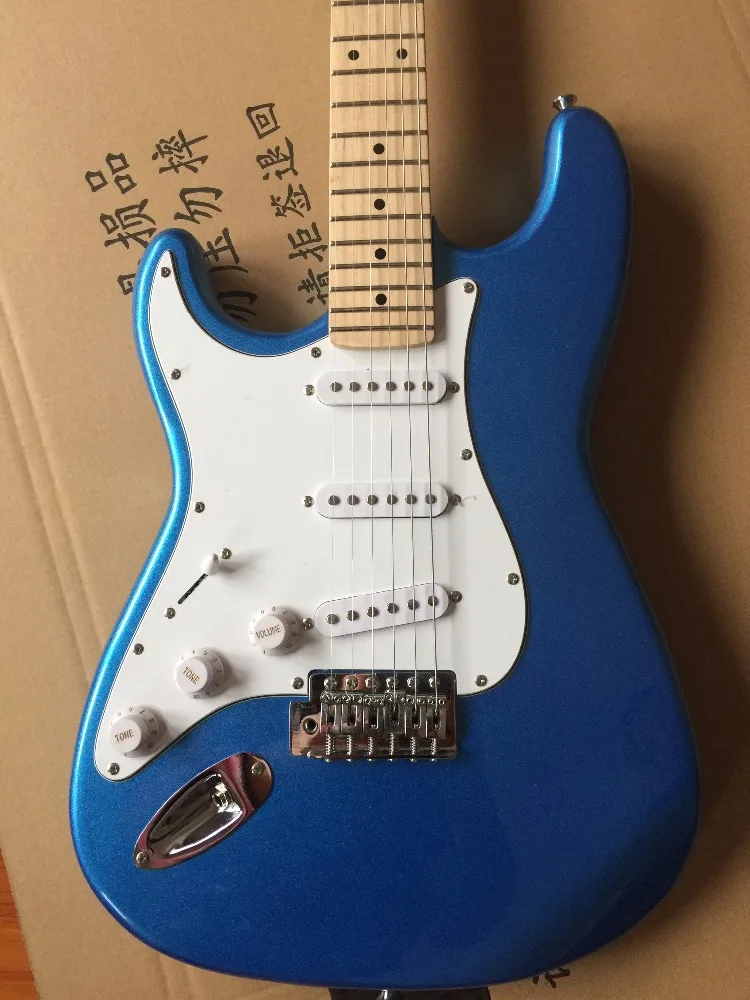 

Electric guitar/Left-handed guitar/Silver-pink-blue exquisite guitar/Customizable guitar