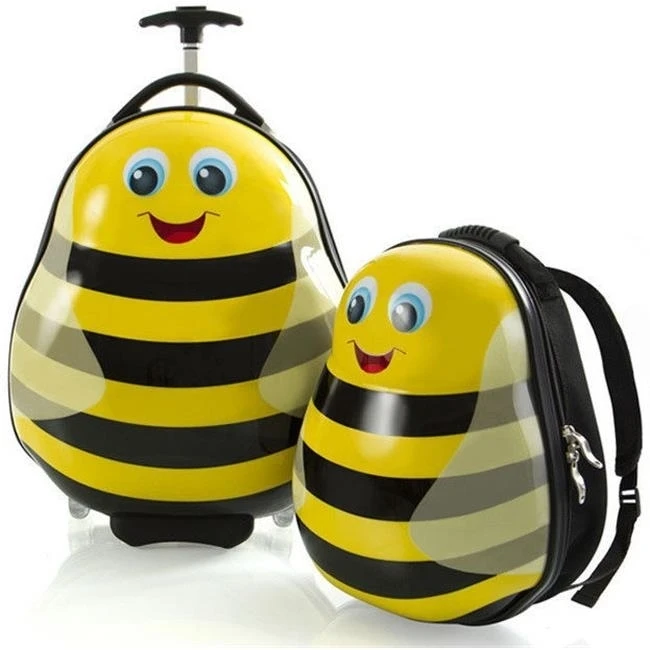 Heys America 13030-3086-00 18 in. Travel Tots Luggage with Backpack Bumble Bee - One Size