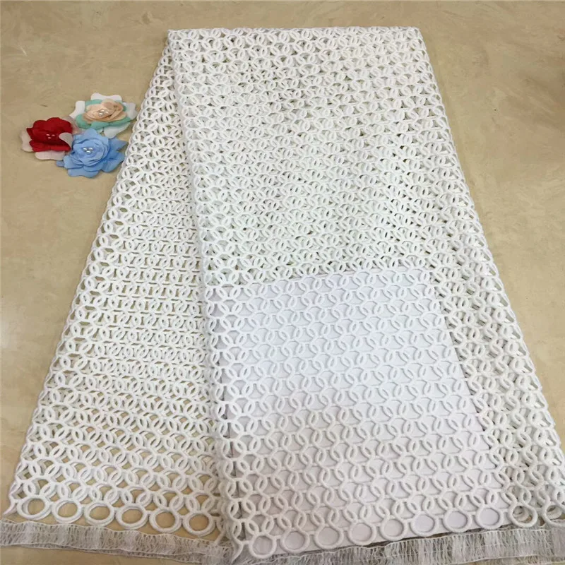 

2019 Latest White French African Tulle Lace Fabrics High Quality African Tulle Laces Fabrics For Women Wedding Dresses xc65-2605