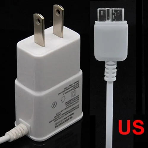 2pcs/lot 2013new 9-Pin US/EU USB Wall Charger Adapter For Samsung Galaxy Note 3 III N9000 N9005 | Мобильные телефоны и