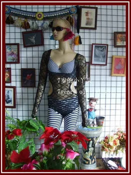 

Lace belly dance Connect the clothes of body DT11-34