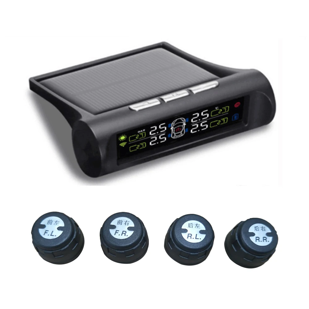 Солнечной энергии салона автомобиля TPMS шин Давление мониторинга Системы