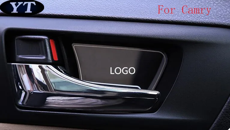 

Auto Door Inner Bowl Sticker interior moulding for Toyota Camry 2015 ,4pcs/lot, free shipping