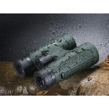 

LEAYSOO 8X42 10X42 Binocular HD Nitrogen Waterproof Low light level night vision Camping Hunting Telescope MC Green Film
