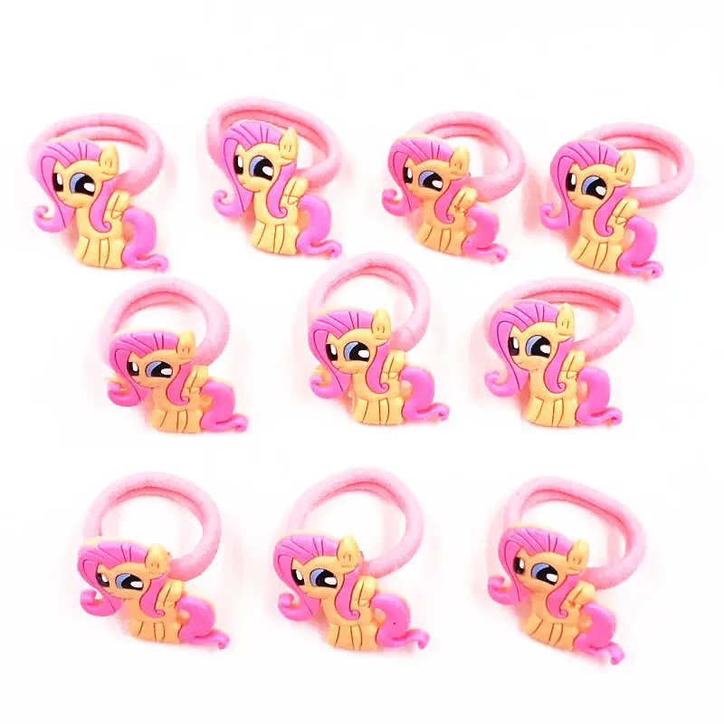 10 шт. My Little horse baoli poni милые резиновые повязки на голову для девочек детские