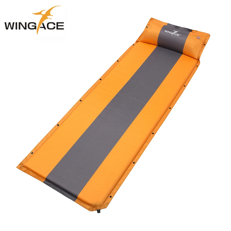 WINGACE التخييم حصيرة 195*66*3 سنتيمتر نفخ فراش وسادة النوم المحمولة خفيفة في الهواء الطلق خيمة حصيرة سرير قابل للنفخ مرتبة هوائية