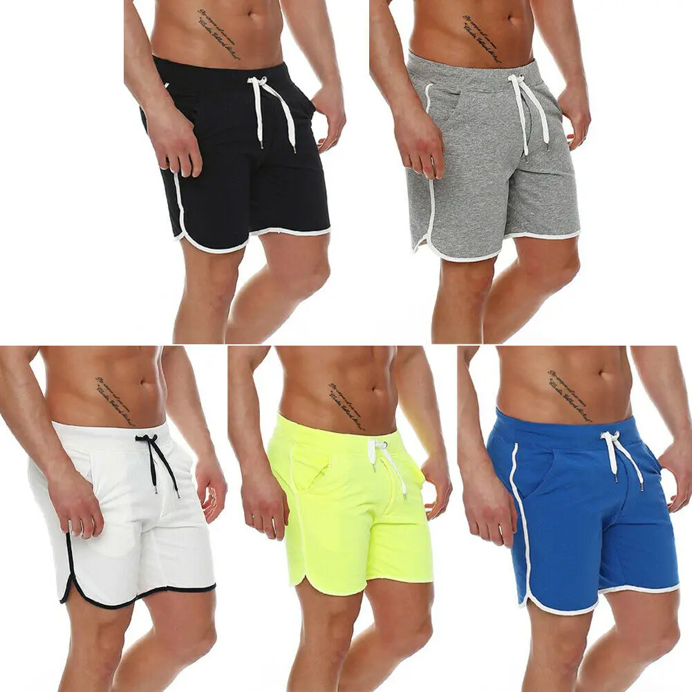 

Men's Slim Fit Tracksuit Sport Gym Skinny Jogging Jogger Sweat Shorts Bottom