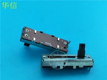 

5pcs FOR F SC-2031N 35MM Sliding Fader Single Potentiometer B20K / Handle 10MMC