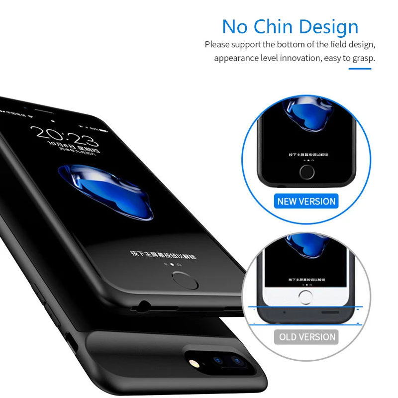 5000mAh Ultra Silm External Phone Battery Charger Case For iPhone 6 6s 7 8 7000mAh Phone Battery Case For iPhone 6 6s 7 8 Plus