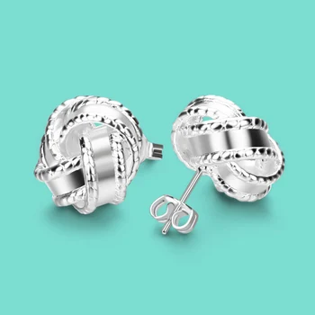 

Fashion women models 925 sterling silver earrings pumpkin design solid silver earrings girls popular jewelry Christmas present