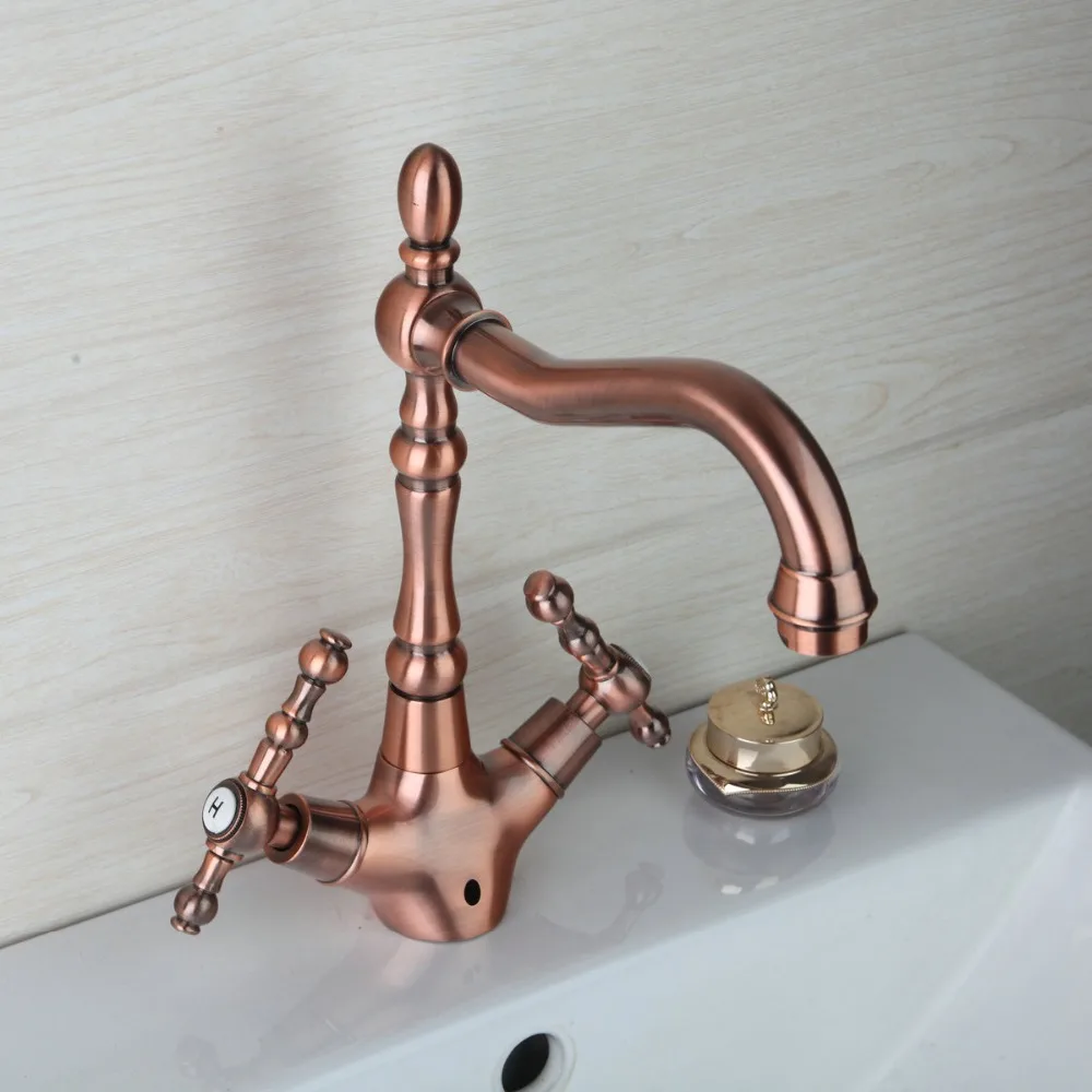  KEMAIDI Kitchen Sink Faucet Swivel Basin Deck Mounted Double Handles Torneira Cozinha Tap Mixer Fau - 32989336898
