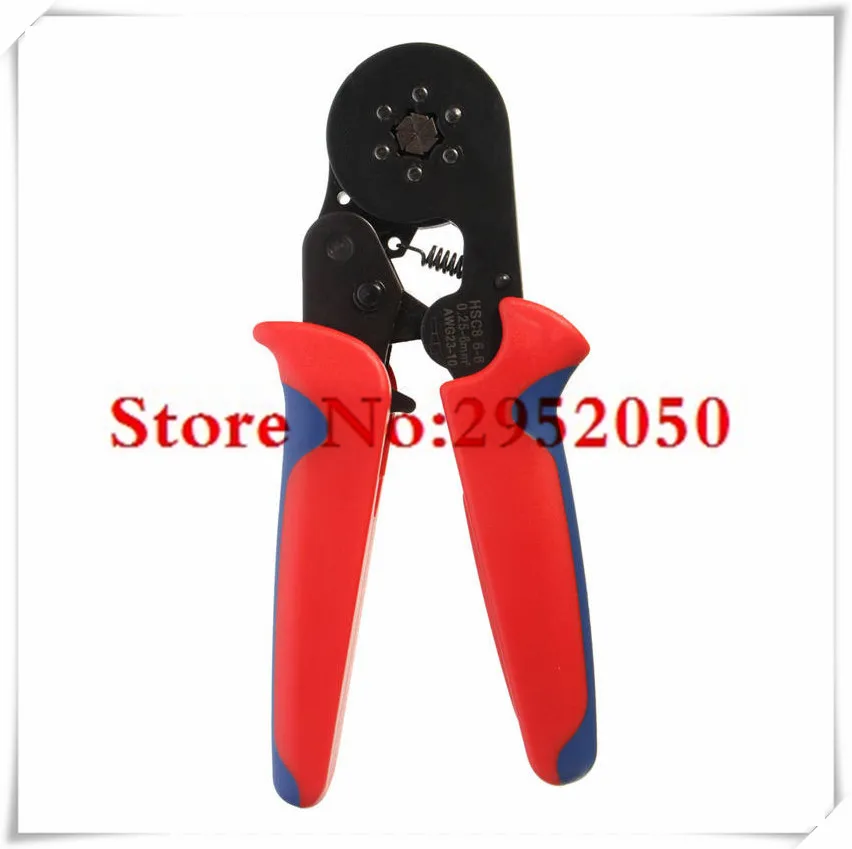 

High Quality HSC8 6-6 MINI-TYPE SELF-ADJUSTABLE CRIMPING PLIER 0.25-6mm terminals crimping tools multi tool tools hands pliers