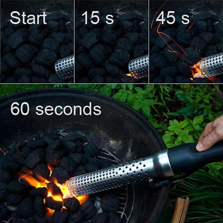 Прочный Быстрый уголь освещение Kamado угольный гриль Электрический зажигающее