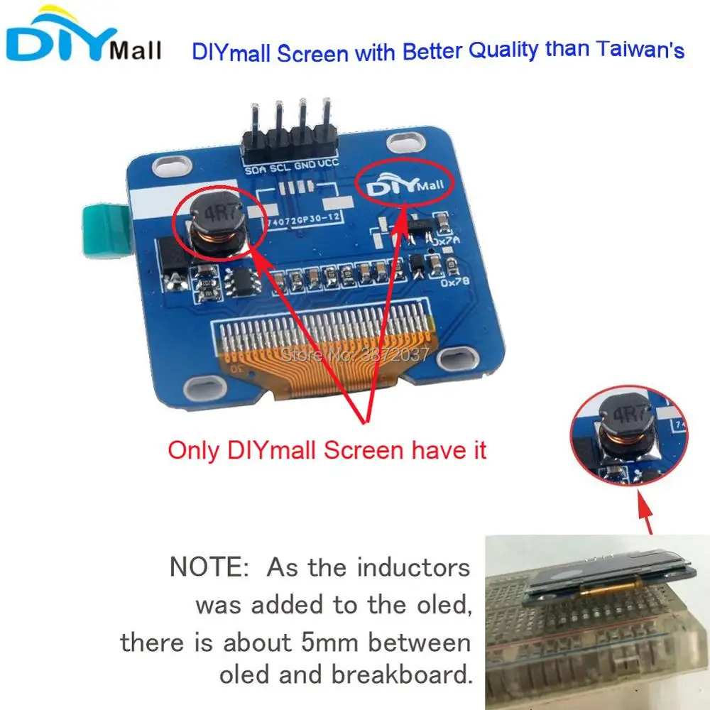 FZ1426-DIY-diymall 1.3inch oled display-1
