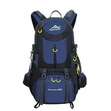 Sac de sport de plein air 50L sac à dos de randonnée camping sport sac à dos homme femmes escalade nylon imperméable sacs à dos couverture de pluie(China)