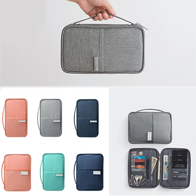 

Travel Document Package Passport Package Family Travel Organiser Passport Document Holder RFID Cards Tickets Wallet Pouch