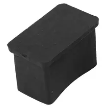 Горячая прямоугольные резиновые защиты для ножки для мебели, стульев 30 мм x 15 мм 2 шт