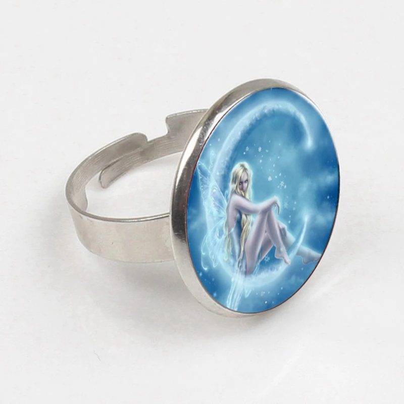 

2019 Fairy Fine Spirit Boutique ring Strip Glass ring Vintage Jewelry Gift