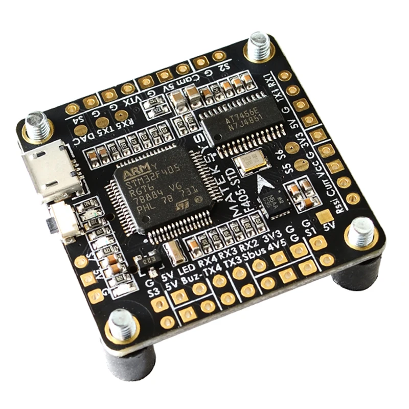 

Matek F405-STD STM32F405 F405 with OSD Flight Control Board DShot outputs For RC Multicopter