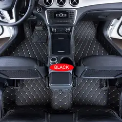 Автомобильные коврики чехол для Land Rover Discovery Sport 2015 Индивидуальные Авто 3D ковры на заказ для ног лайнер коврик автомобильные коврики черный