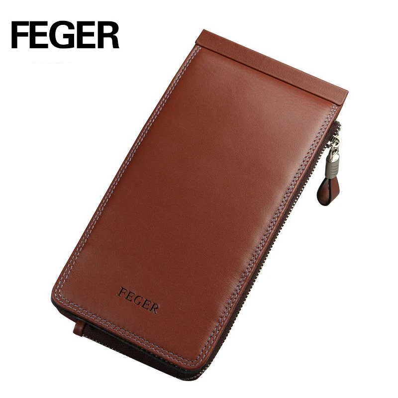 Prix pour FEGER L310 long portefeuille type haute qualité véritable cuir de crédit aux entreprises carte titulaire hommes multi fente pour carte portefeuille carte protecteur Prix pour FEGER L310 long portefeuille type haute qualité véritable cuir de crédit aux entreprises carte titulaire hommes multi fente pour carte portefeuille carte protecteur