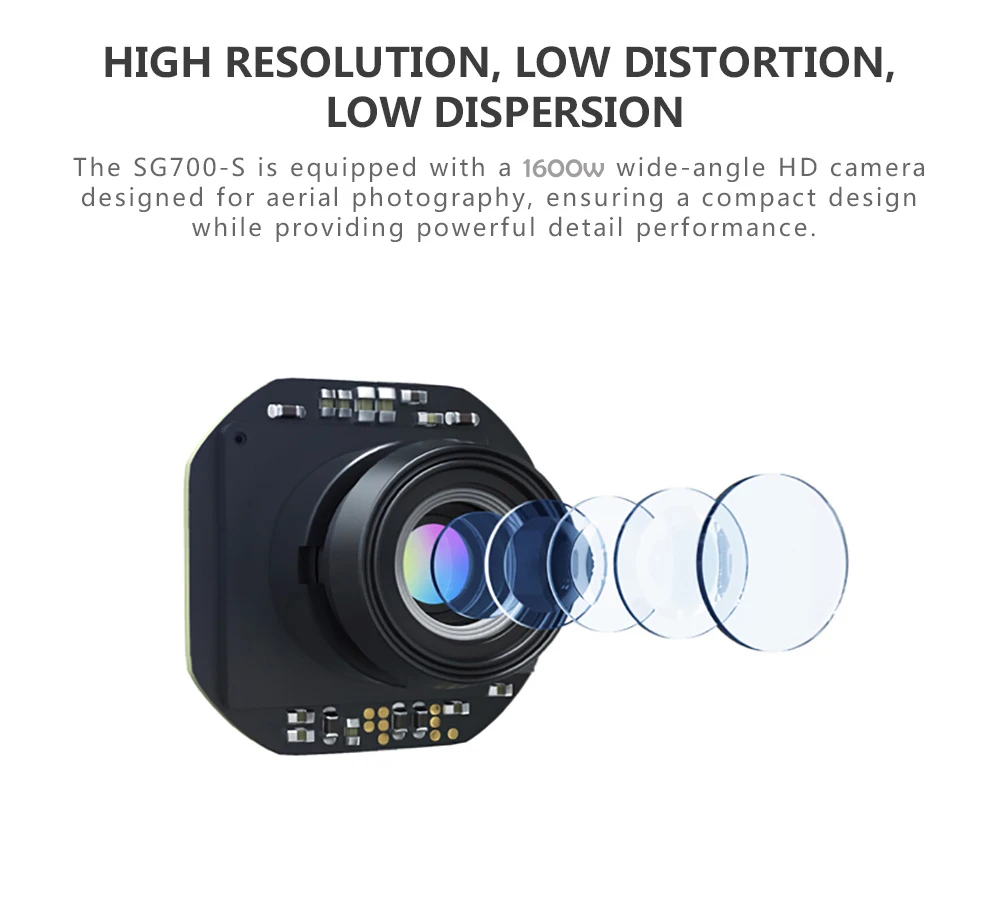 Модернизированный SG700 Wi Fi Радиоуправляемый вертолет с 4K HD двойной камерой