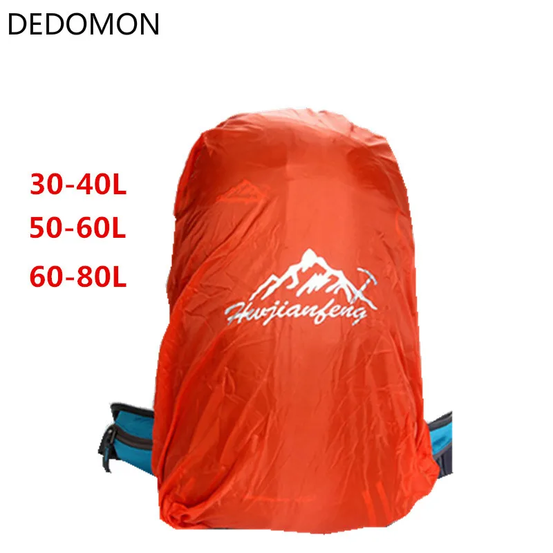 Waterproof 30-85L Backpack Dust Rain Cover Camping Hiking Shoulder Bag Protector 
