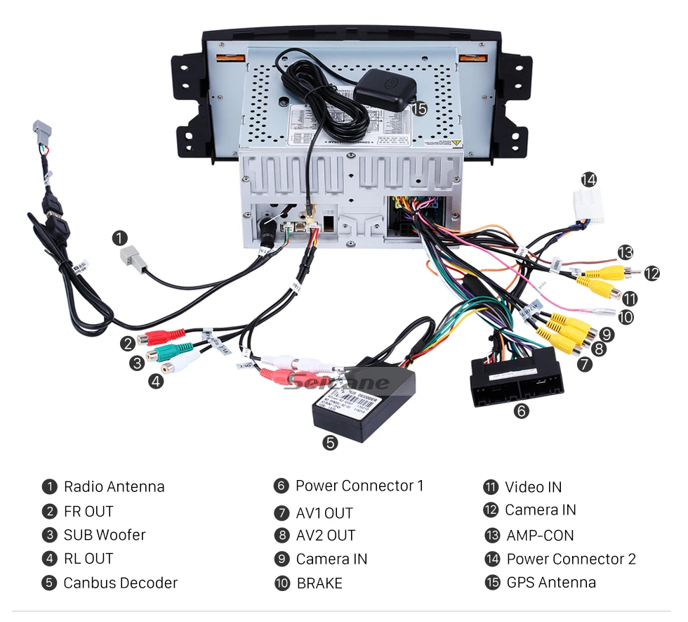 Excellent Clearance Seicane 4GB 8-Core Android 8.0 7inch GPS Car Radio For 2008-2015 KIA BORREGO DVD Multimedia Player 1080P Video Stereo 22