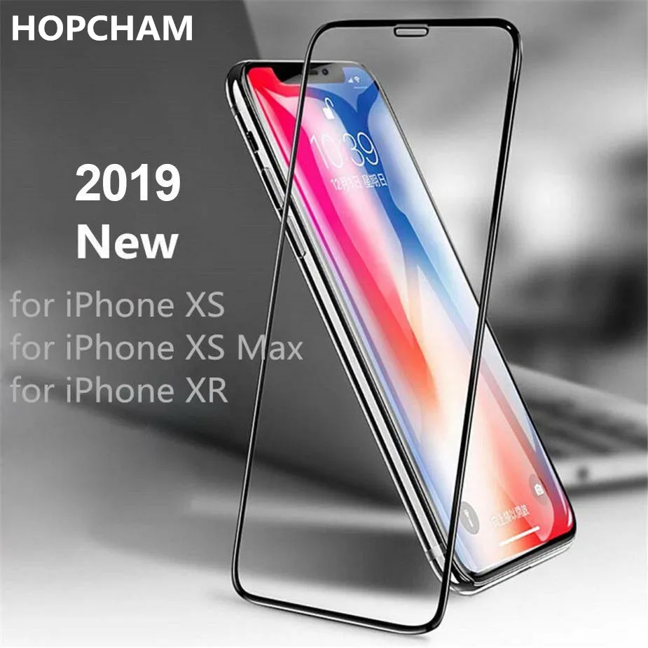 10D полное покрытие закаленное стекло для iPhone XS Max 8 Plus защита экрана