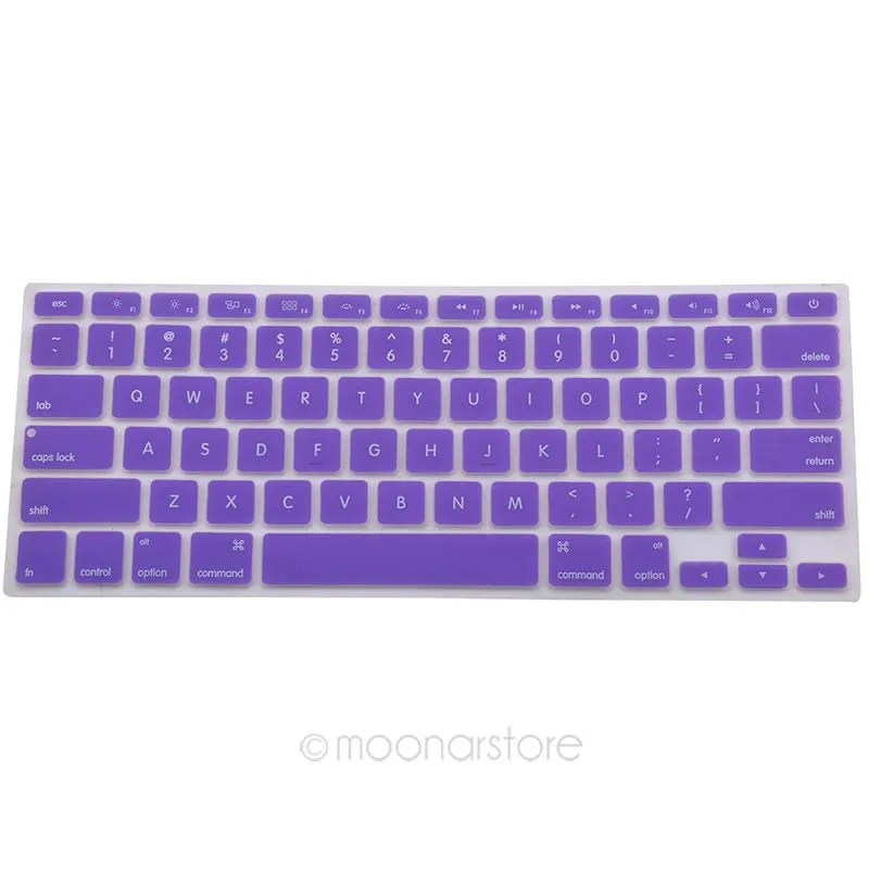 Силиконовая Защитная крышка клавиатуры для Apple Pro 13 15 17, Pro Air 13 мягкие наклейки на клавиатуру 9 цветов
