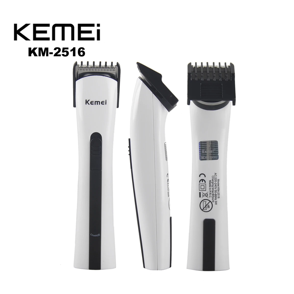 Kemei аккумуляторная электрическая бритва бритвы салонная машинка для стрижки бороды Триммер для стрижки KM-2516 для красоты зд обои