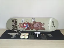 Complete Skateboards Set Private Deck Blank Trucks Element Wheels ABEC-3 Bearings Plus Hardware Set Riser Pad & Installing Tool