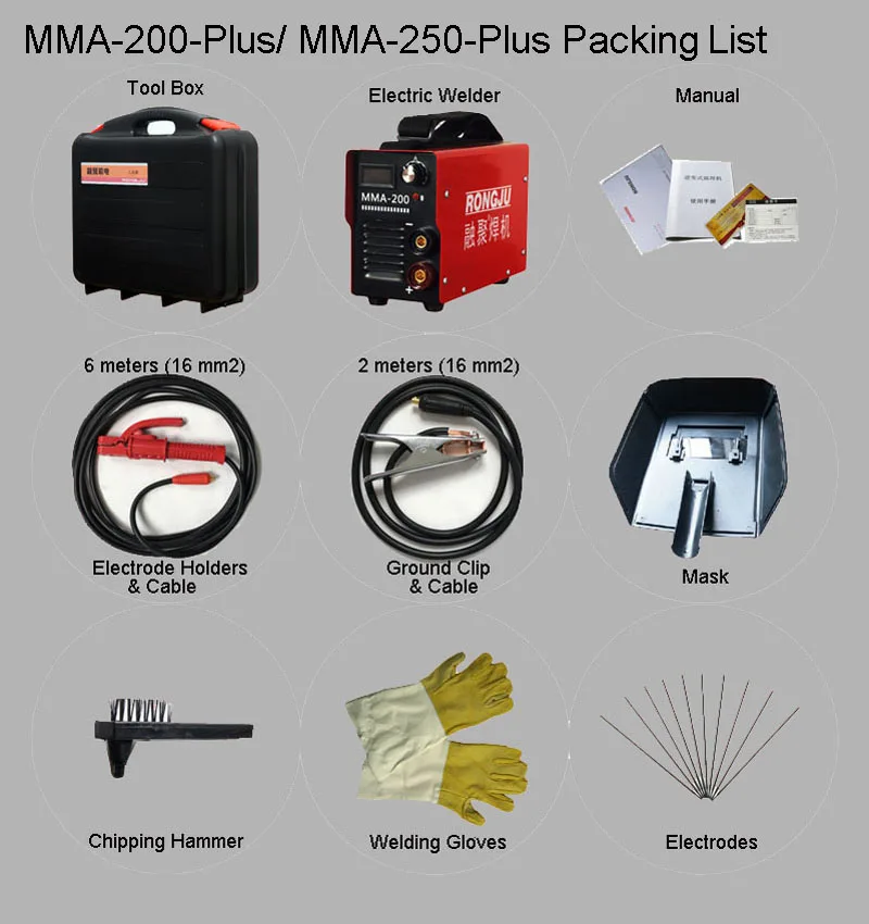 220 V MMA-250/200 160A Портативный бытовой Электрический сварочный аппарат мини-инвертор аппарат для дуговой сварки постоянного тока пройти сертификацию CE ROSH