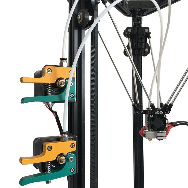 Новинка K200 двойной экструдер delta DIY 3D принтер HE3D reprap большой размер печати 400 г