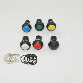 

10Pcs Self-locking Push button Switch Latching Waterproof ON/OFF Round Switch