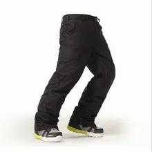 Gsou зимние мужские лыжные брюки уличные водонепроницаемые походные или брюки для кемпинга для мужчин мужские лыжные и сноубордические брюки дышащие