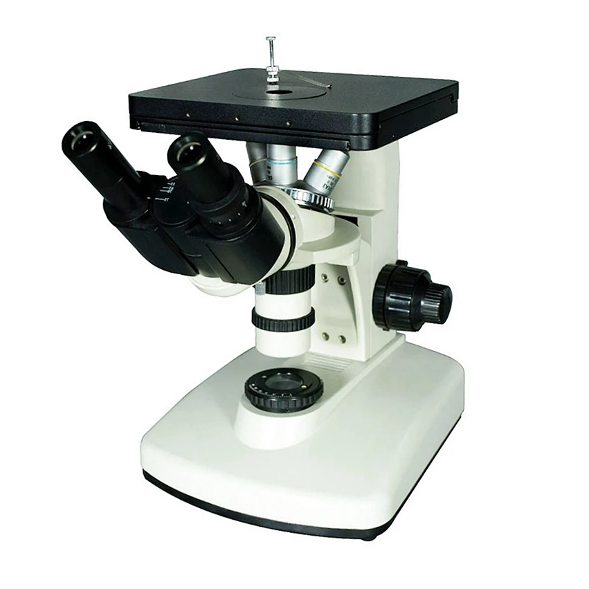 

100X-1250X Binocular Metallurgical Metallographic Inverted Microscope with Built-in Adjustable Brightness Halogen Lamp