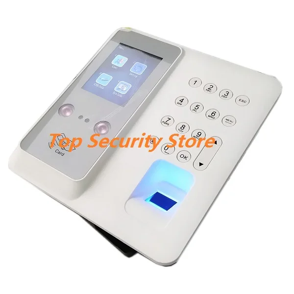 High Resolution Camera TCPIP Biometric Fingerprint and Face Recognition Time Attendance Device-8