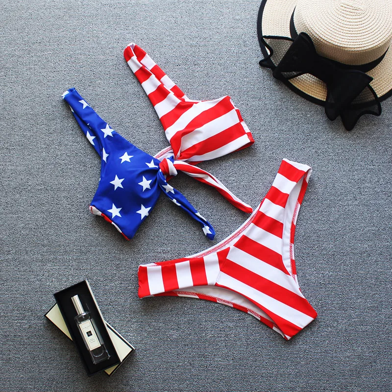 

Stylish Women Bodysuit Printing Bandage Bikini Set Push-Up Brazilian Swimwear Beachwear Alluring Swimsuit Exquisite Beachwear