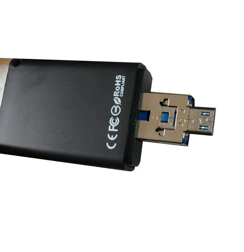 3в1 i флеш-устройство USB OTG Micro USB SD Карта памяти SDHC TF ридер для iPhone X XS MAX XR 6 7 8 плюс 5 5S для ipad Android телефон
