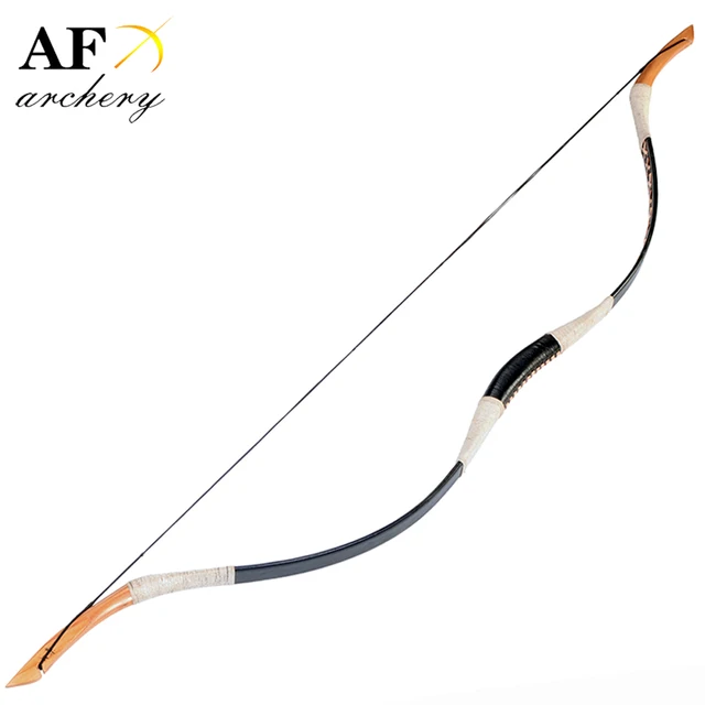  US $98.01 Free Shipping 100LBS Archery Handmade Fiberglass Black Leather Hanbow Traditional Recurv