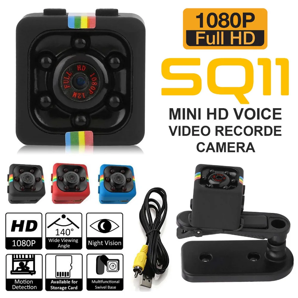 Travor оригинальный SQ11 мини Камера 1080 P 720 видео Регистраторы Цифровой Cam микро Full HD