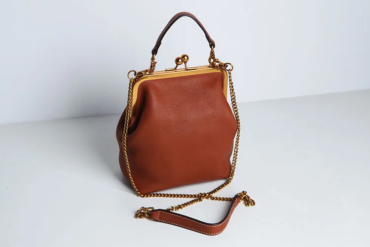 2019 new vintage bag women's handbags leather PU chain shoulder crossbody bags (10)