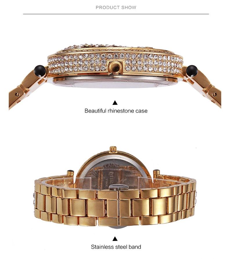 Miss Fox Women's Watch 2019 Top Brand Luxury Bling Ladies Golden Leopard Watches Crystal Diamond Watch Female Relogio Feminino (7)