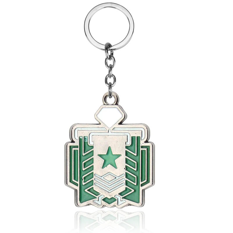 

Hot Game Rainbow Six 6 Siege Key Chains for Men Women Metal Keychain Anime Key Ring Holder Porte Clef Jewelry 2019 New Gift