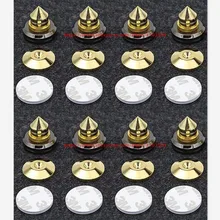 8 компл. Мини портативные аудио акустические шипы спикер s Запасные части DIY спикер стенд ударный штырь гвозди и колодки аксессуары