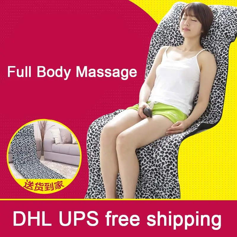 Free Shipping Massage mattress full body multifunctional cushion electric household the elderly heated massage pad 110V