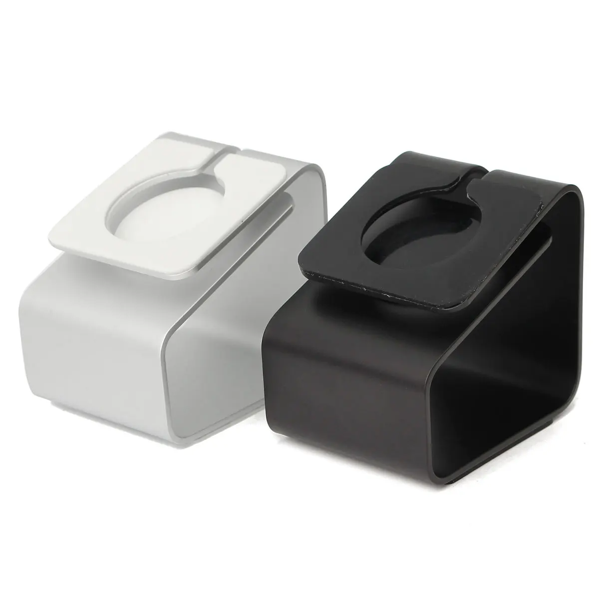 

2 in 1 For iWatch Holder +Charger Portable Aluminum Alloy Stand Bracket Dock Station Use Charger Charging Mount For Apple Watch