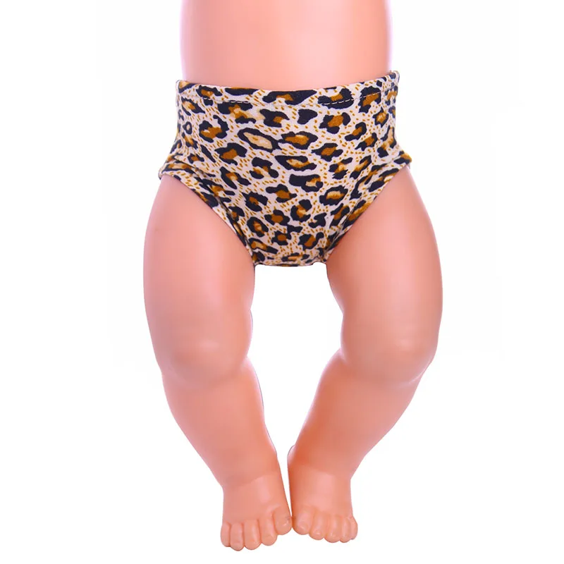 Handmade Doll Leopard pattern panties accessories Fit 18 Inch &amp43cm New baby doll Zapt Clothes | Игрушки и хобби